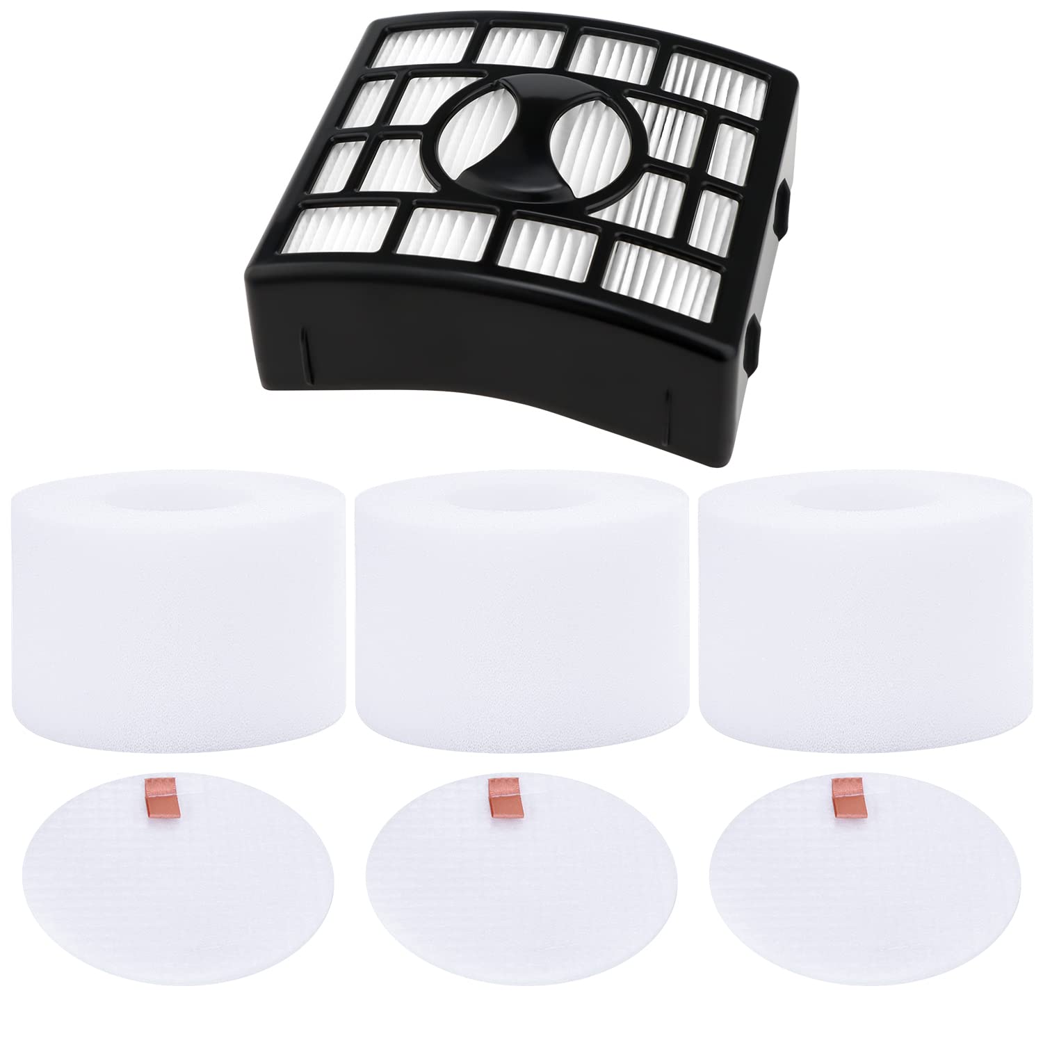 Artraise Duo Clean Filter Replacement for Shark Rotator Powered Lift-Away Speed DuoClean Vacuum NV680 NV681 NV682 NV683 NV800 NV800W NV801 NV803 UV810 Replaces Part # XHF680 & XFF680