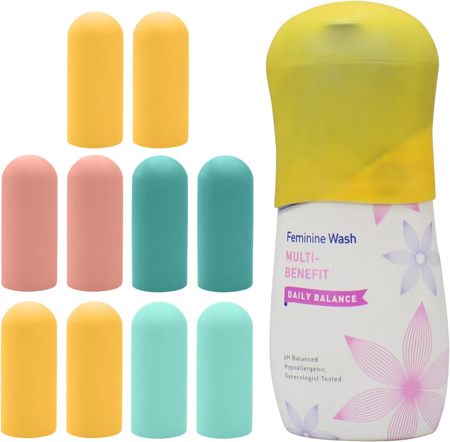TRANOMOS Silicone Bottle Covers - Travel Essentials for Men & Women | Leak-Proof Design, Perfect for Beach & Cruise