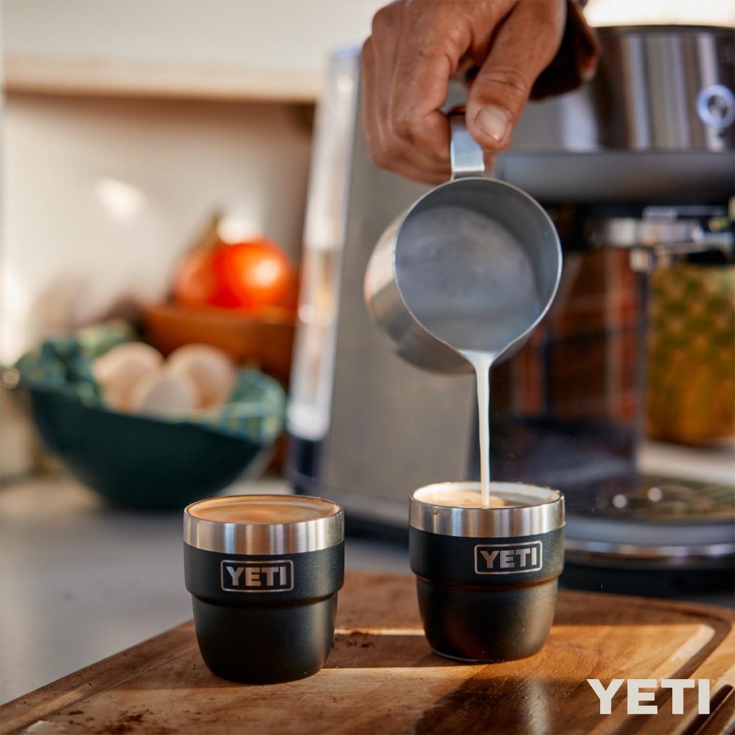YETI Rambler 4 oz Stackable Espresso Cups - Stainless Steel, Vacuum Insulated, 2 Pack