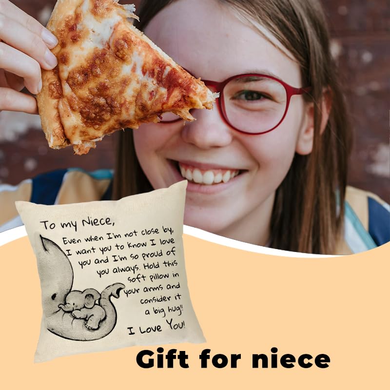Cute Niece Pillowcase Gift from Aunt & Uncle - Love You Reminder (Grandma Variation)