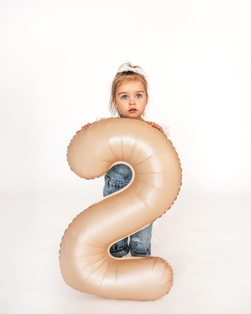 Light Brown Number Balloon - 40 Inch Tan 0 Balloon | Beige Birthday Decorations for All Ages