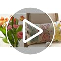 AVOIN colorlife Easter Bunny Throw Pillow Cover, 12 x 20 Inch Polka Dot