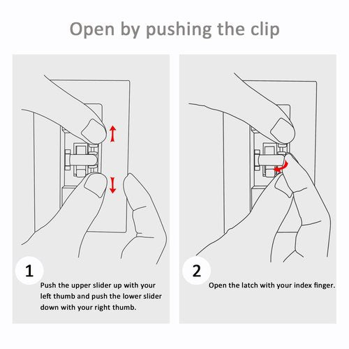 Light Switch Guard, ILIVABLE Child Proof Wall Switch Plate Protects Your Lights or Circuits from being Accidentally Turned On or Off by Children and Adults (Clear, 2 Pack)