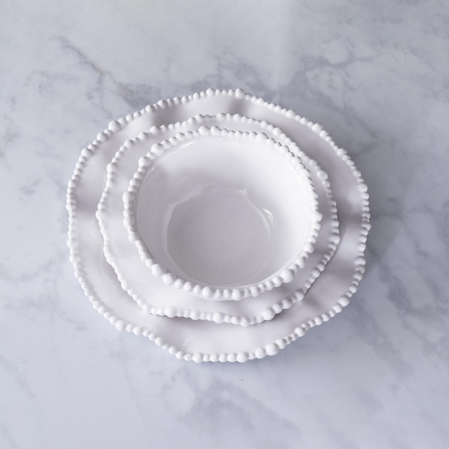 Beatriz Ball VIDA Alegria 9" Salad Plate Set of 4 (White)