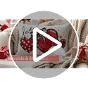 Valentine's Day Red Heart Pillow Cover 12x20 Inch Farmhouse Decor