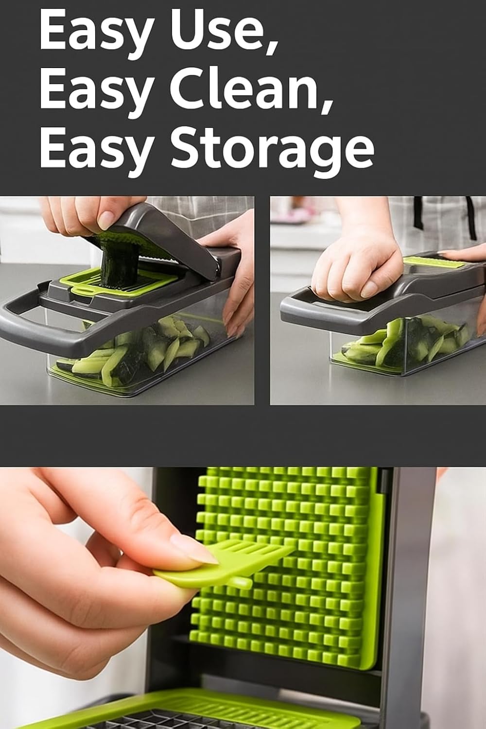 AHA Lifestyles 16-in-1 Vegetable Chopper | Multi-Functional Slicer & Spiralizer - Quick Meal Prep Tool