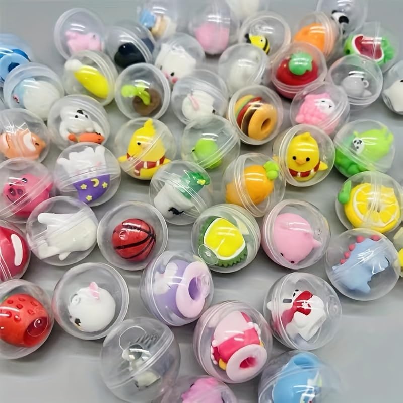 Skiennix 50pcs Mini Kawaii Capsule Toys - Fun Educational Gifts for Kids | Perfect for Goodie Bags & Prizes