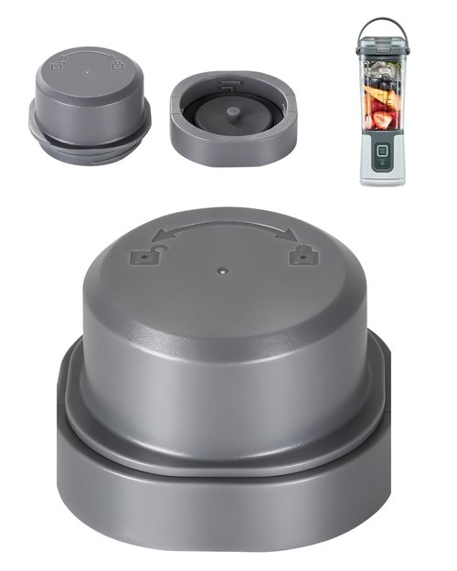Blade Cover & Vessel Cap Set for Ninja Blast Portable Blender - Compatible with BC100/BC151 Series - Leakproof Food-Grade Blender Accessories, Dishwasher-Safe Replacement Parts for Portable Blenders