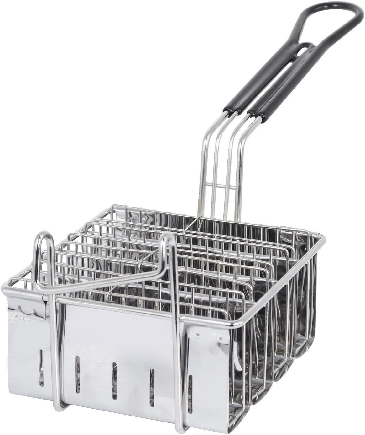Skiennix Taco Fryer Basket - Stainless Steel Deep Fryer with Handle | Flat Bottom Shell Mold