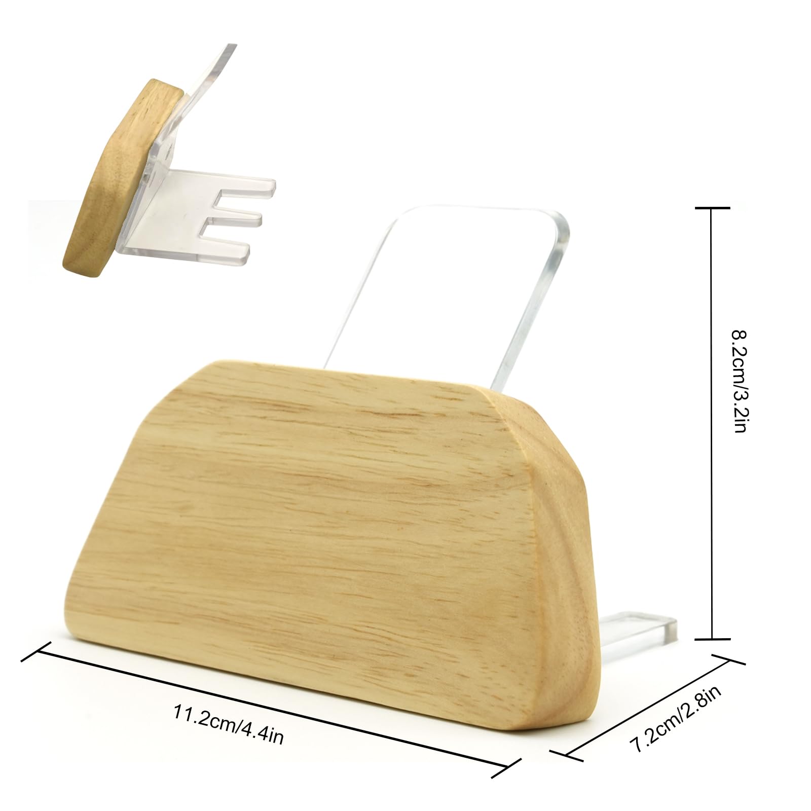 Solid wood gamepad stand, game equipment, controller stand, suitable for Xbox, PS4, PS5, is a good helper for organizing gamepads on the desk, and also the best gift for your son, husband, boyfriend