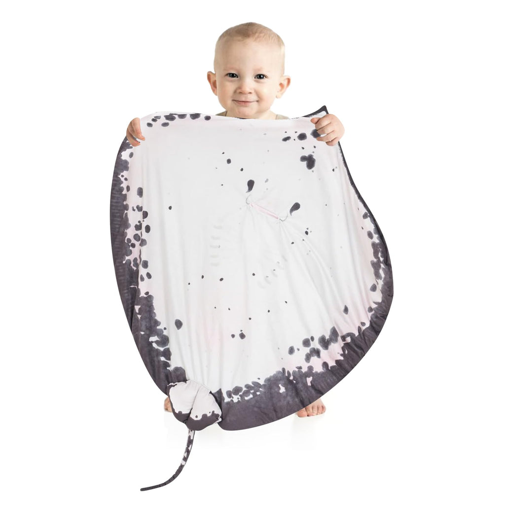 Manta Ray Stuffed Animal Stingray Blanket, Wearable Blanket, Manta Ray Plush Stuffed Stingray, Soft Cozy Ray Throw Cloak Wrap Gifts for Women Adults and Kids Christmas