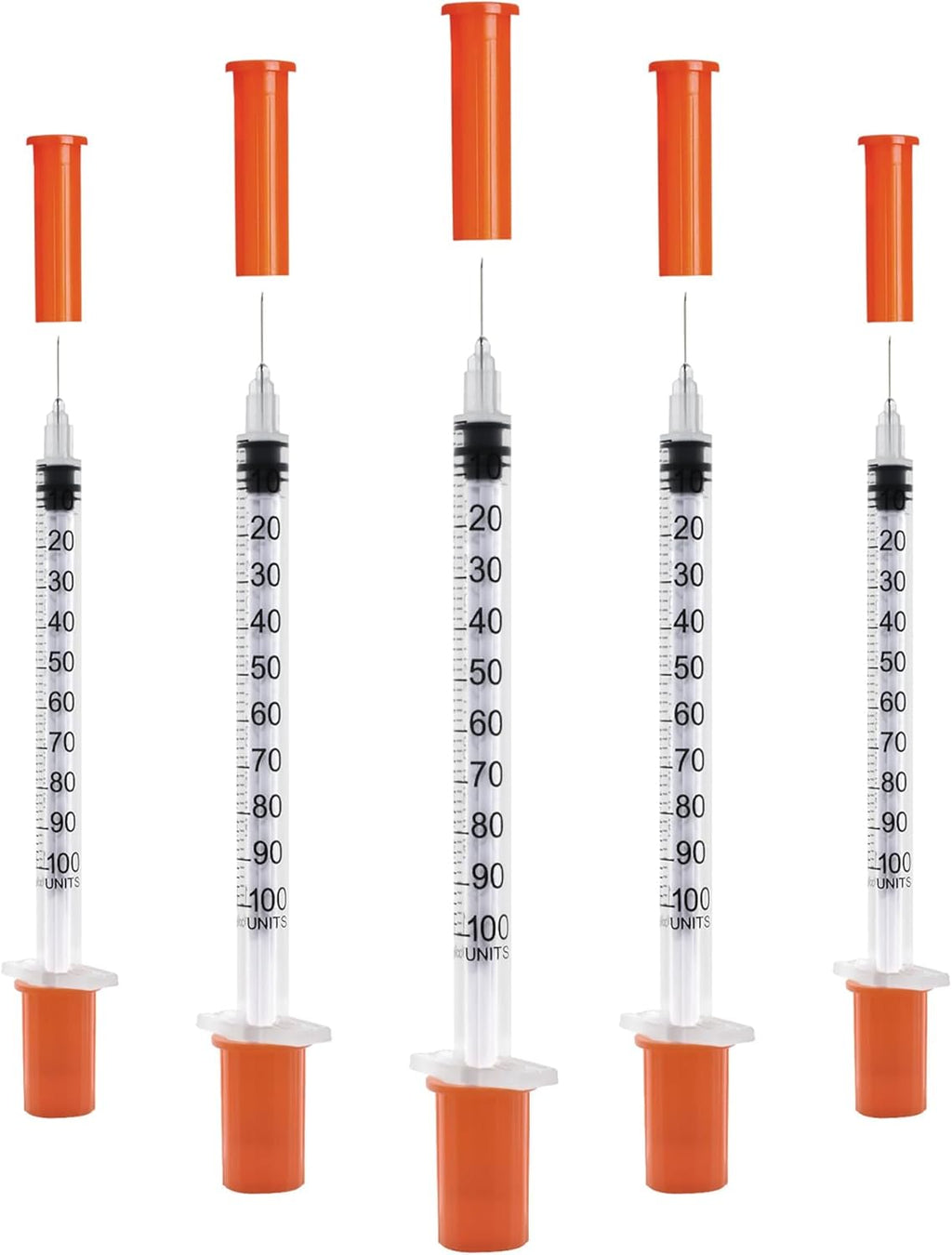 U-100 Syringes - 1cc 31g 5/16" (8mm) - Individually Wrapped, Pack of 20