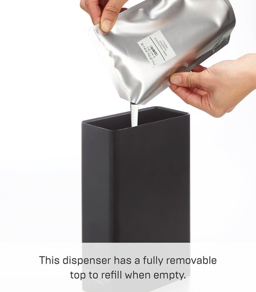 YAMAZAKI Home Tower Shower Dispenser - Contemporary Bottle Pump - Shampoo - Abs Plastic - 24 Fluid Oz., 700 Ml