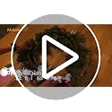 24-Inch Pre-Lit Artificial Christmas Wreath with LED Lights and Decorations