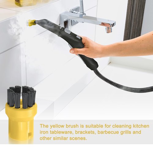ilovelife Replacement Dust Remove Steam Cleaning Brush Small Round Brushes for Karcher SC1 SC2 SC3 SC4 SC5 SC7 CTK10