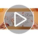 Fall Bathroom Decor - 2 Pcs Rustic Autumn Signs with Hangers