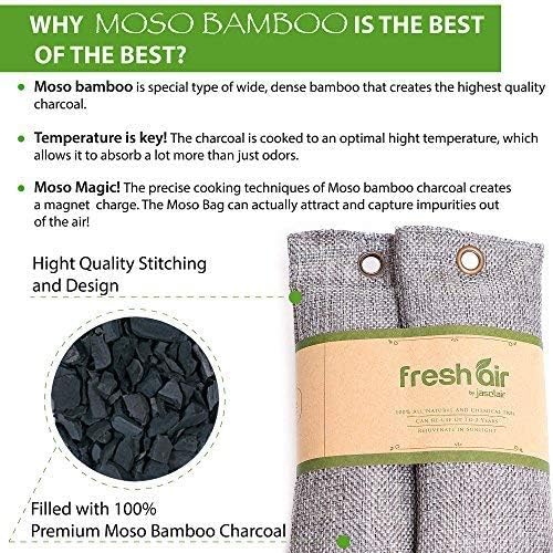 Jasclair Refill Bags for Dekor Plus Diaper Pail - Odor-Locking Multi-Layer Liners | 4 Pack | Leak-Resistant & Light Baby Powder Scent