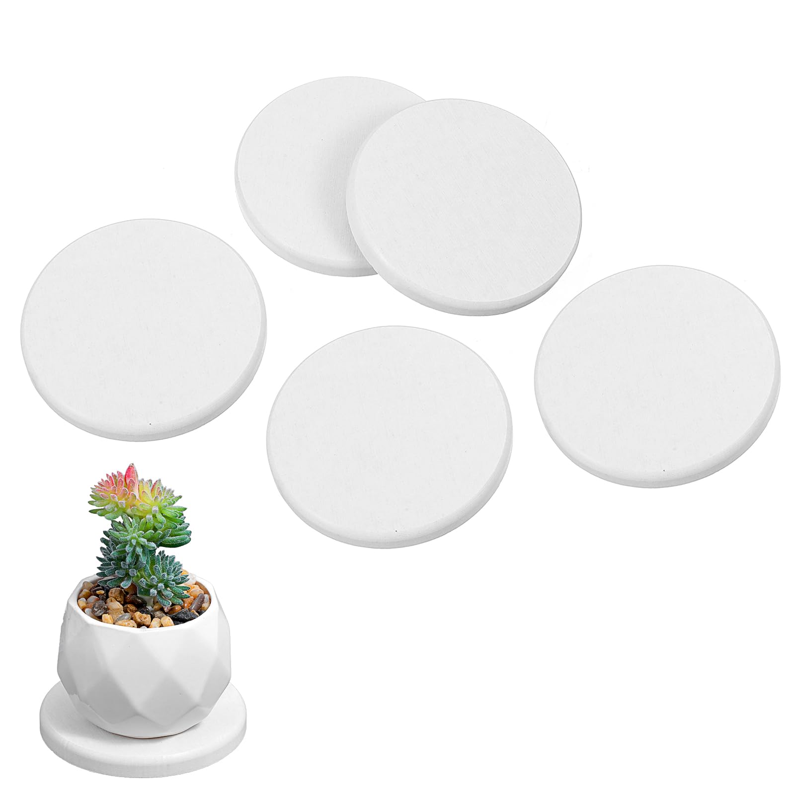 5Pcs Water Absorbing Stone Tray for Sink Water Absorbent Diatomite Trays Fast Drying Stone Sink Tray Diatomaceous Coaster Stones Drying Trays for Hand Soap Dish Cosmetic Bottles Toothbrush Holders