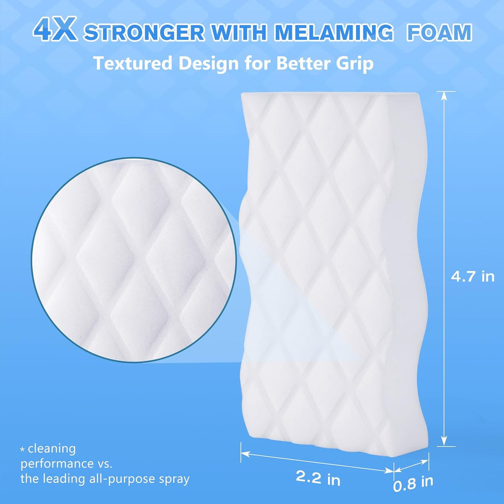 Squish Magic Eraser Sponge - 18 Pack Melamine Foam Cleaning Pads for Walls, Oven & Kitchen