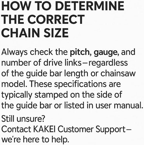 KAKEI 12-Inch Chainsaw Chain - 3/8" LP Pitch, .043" Gauge, 45 Drive Links | Fits Dewalt & Kobalt