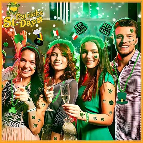 St. Patrick's Day Leprechaun Headband Bopper Set - 2 Pack