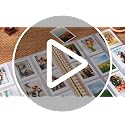 Remowith 216-Pocket Photo Album for 2x3 Instant Photos - Beige Linen