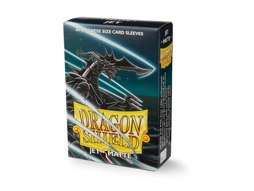 10 Packs Dragon Shield Matte Mini Japanese Jet 60 ct Card Sleeves Display Case