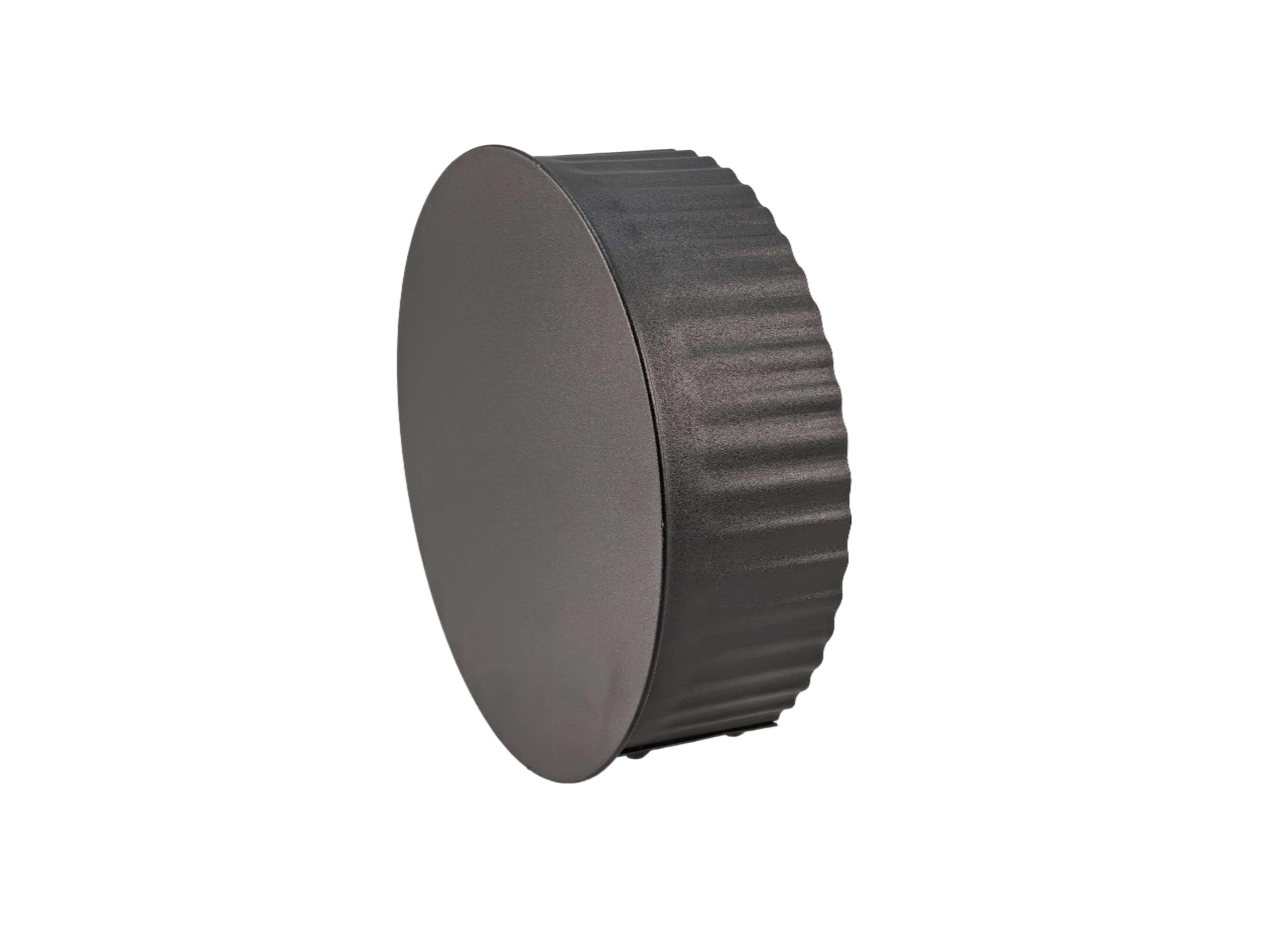 LKQI Replacement 6 in Black Stove Pipe Clean Out Tee Cap with Crimp 24 Gauge Fits Models：BM0151 6527618