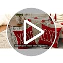 AVOIN colorlife Valentine's Day Throw Pillow Cover 17.7" - Set of 4