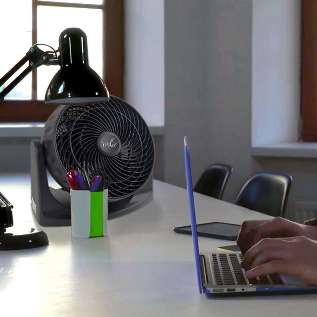 Vie Air High Velocity Floor Fan - Powerful Cooling with Adjustable Speed | Ideal for Home & Office