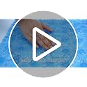 Mantto Extra Long Non-Slip Pebble Bath Mat, 34.2" x 15.7" - Clear