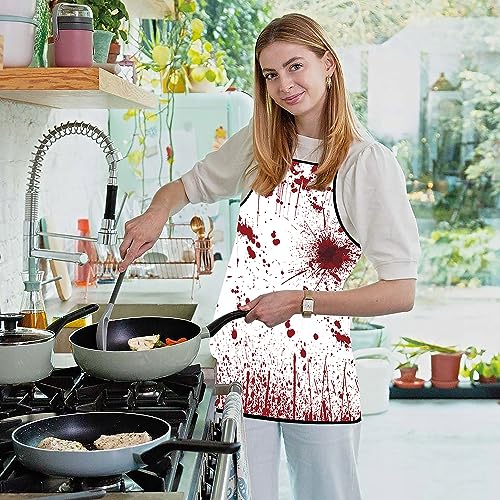 Halloween Bloody Apron for Cooking and Grilling - Spooky Design
