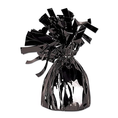 Beistle 50804-BK Metallic Wrapped Balloon Weights. Contains 1 Metallic Balloon Weights.