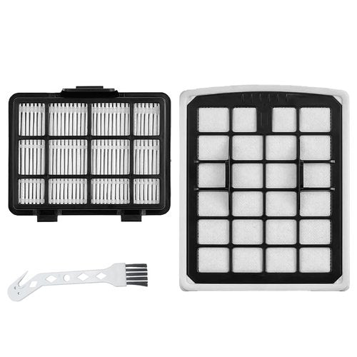 2 Pcs Replacement Filter Compatible with Eureka NEN180 NEN186BL Bagless Canister Vacuum Cleaner，1 Dust Cup Filter Element 1 HEPA Filters 1 Cleaning Brush