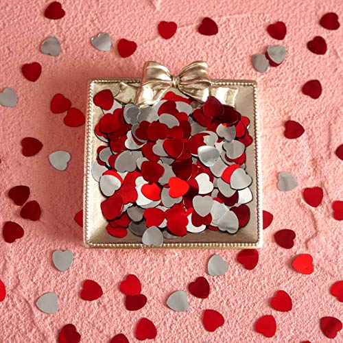 Red Heart Confetti for Wedding Engagement & Bachelorette Parties - 60g