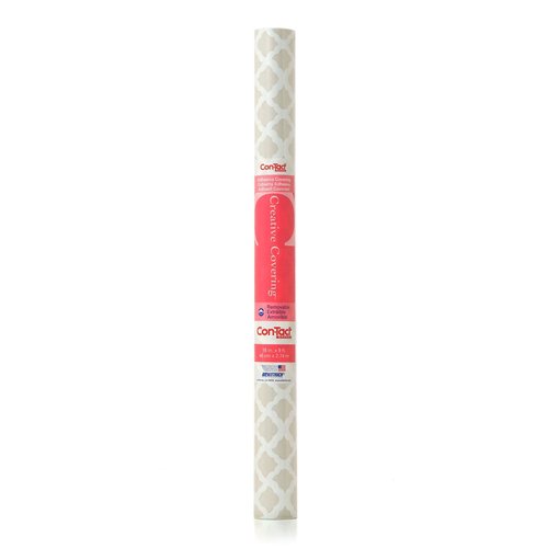 Con-Tact Brand Creative Covering Self-Adhesive Shelf and Drawer Liner, 18-Inches by 9-Feet, Talisman Taupe