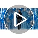 2 Pack Tinsel Foil Fringe Curtains 3.3ft x 6.6ft Shiny Party Backdrop