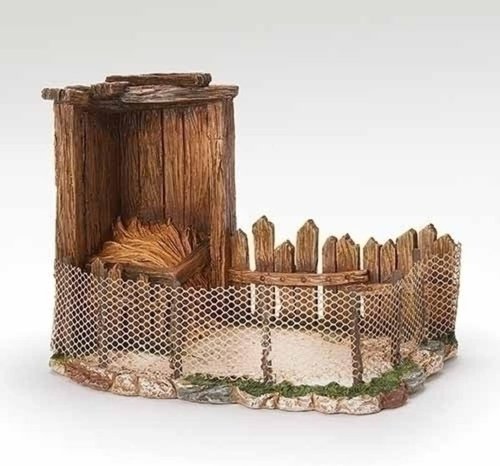 Fontanini by Roman Inc. Bird Shelter - Hand Sculpted Nativity Figure & Accessories | 7.5" Collection