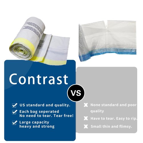 Large Trash Bags, Big Tall heavy duty 21 Gallon/ 50-90 Liter Drawstring Trash Bags, Easy-Dispense Leaf Roll, tear-free design, Extra-Strong Unscented 30 Count for Kitchen & Household & Commercial.