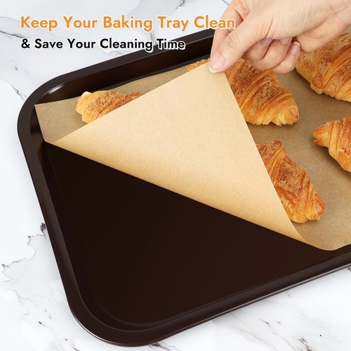 BYKITCHEN Non-Stick Parchment Paper Sheets - 9 x 13 Inch Precut Liners for Baking & Cooking (120pcs)
