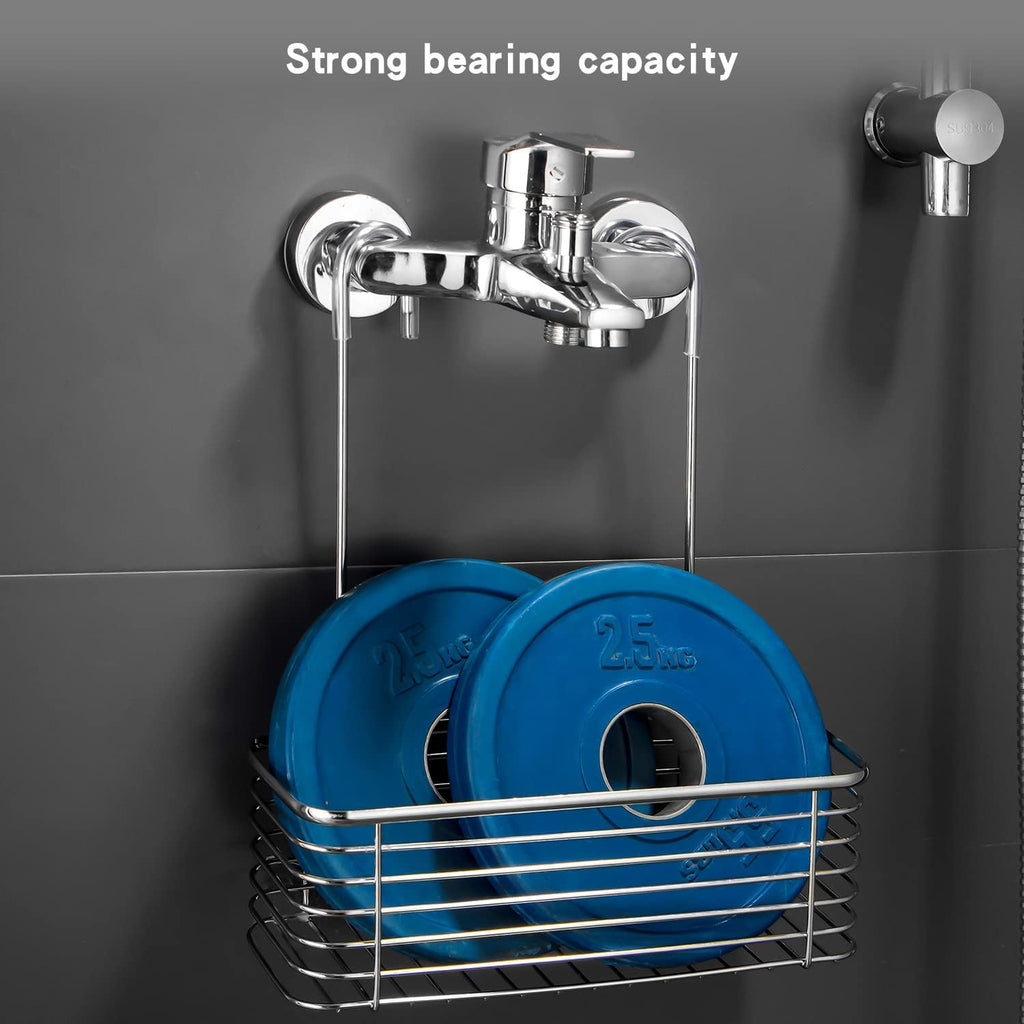 YQh Hanging Shower Rack - Rotating Bathroom Storage Bracket | Rust-Proof 304 Stainless Steel