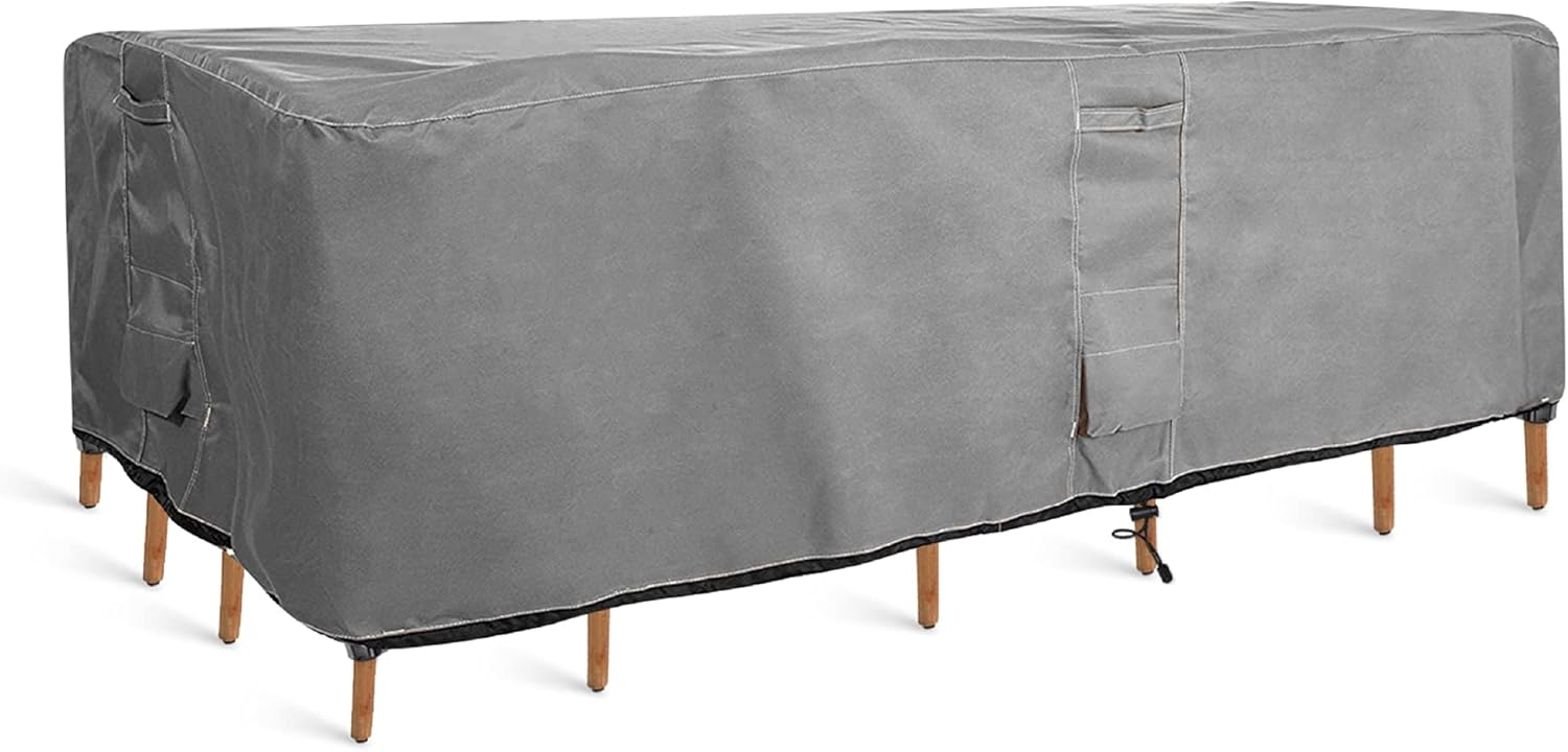 Patio Table & Chair Set Cover - Durable, Water-Resistant Outdoor Furniture Protection | Large Size