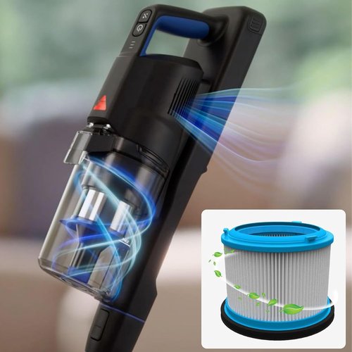 Bissell Washable HEPA Filter Kit - Replacement for PowerClean FurGuard & FurFinder Vacuums | 2 Filters & 4 Pre-Filter Pads