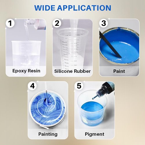 OSBANG Electric Resin Mixer with Stand, Rechargeable Epoxy Resin Mixer with Hands-Free Resin Mixer Stand for Save Your Wrist, Resin Accessories for Resin, Silicone, Resin Molds, Soap Making & More