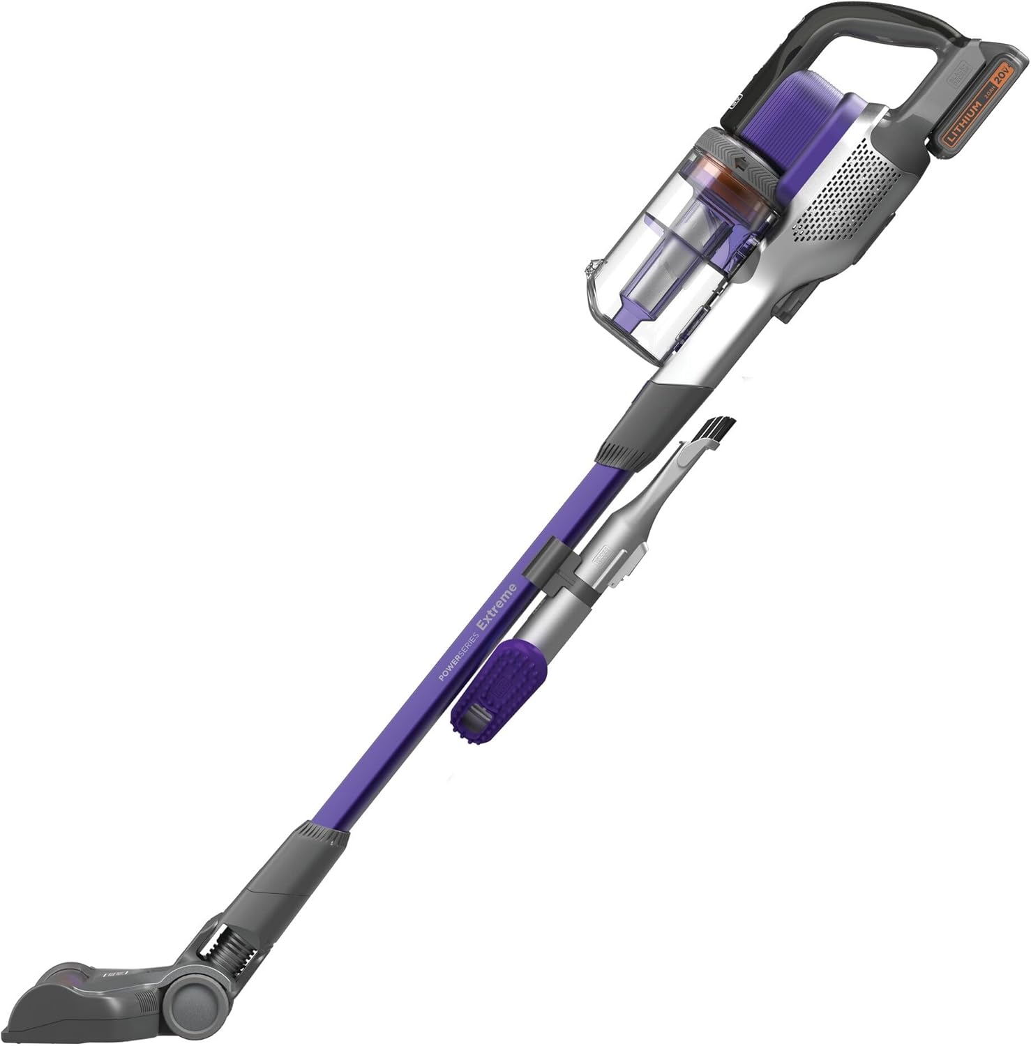 BLACK+DECKER Cordless Pet Hair Vacuum - Maximum Suction, 55 Minutes Runtime, Multi-Surface | Lightweight Design