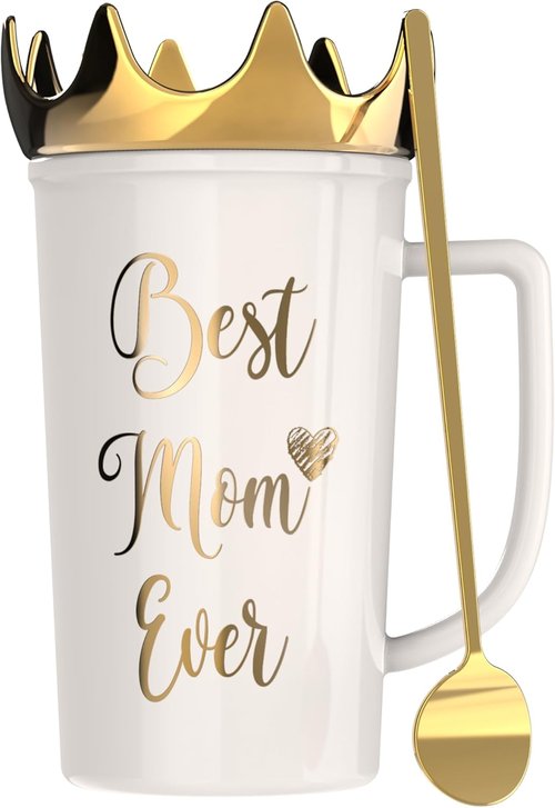 Best Mom Ever Gifts - Regine Switzerland Coffee Mug | 19 Oz Birthday & Christmas Gift for Mom