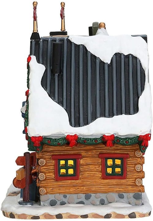Lemax Vail Village Lighted Building - Apres-Ski Lodge in Elegant Porcelain | Perfect Holiday Decor