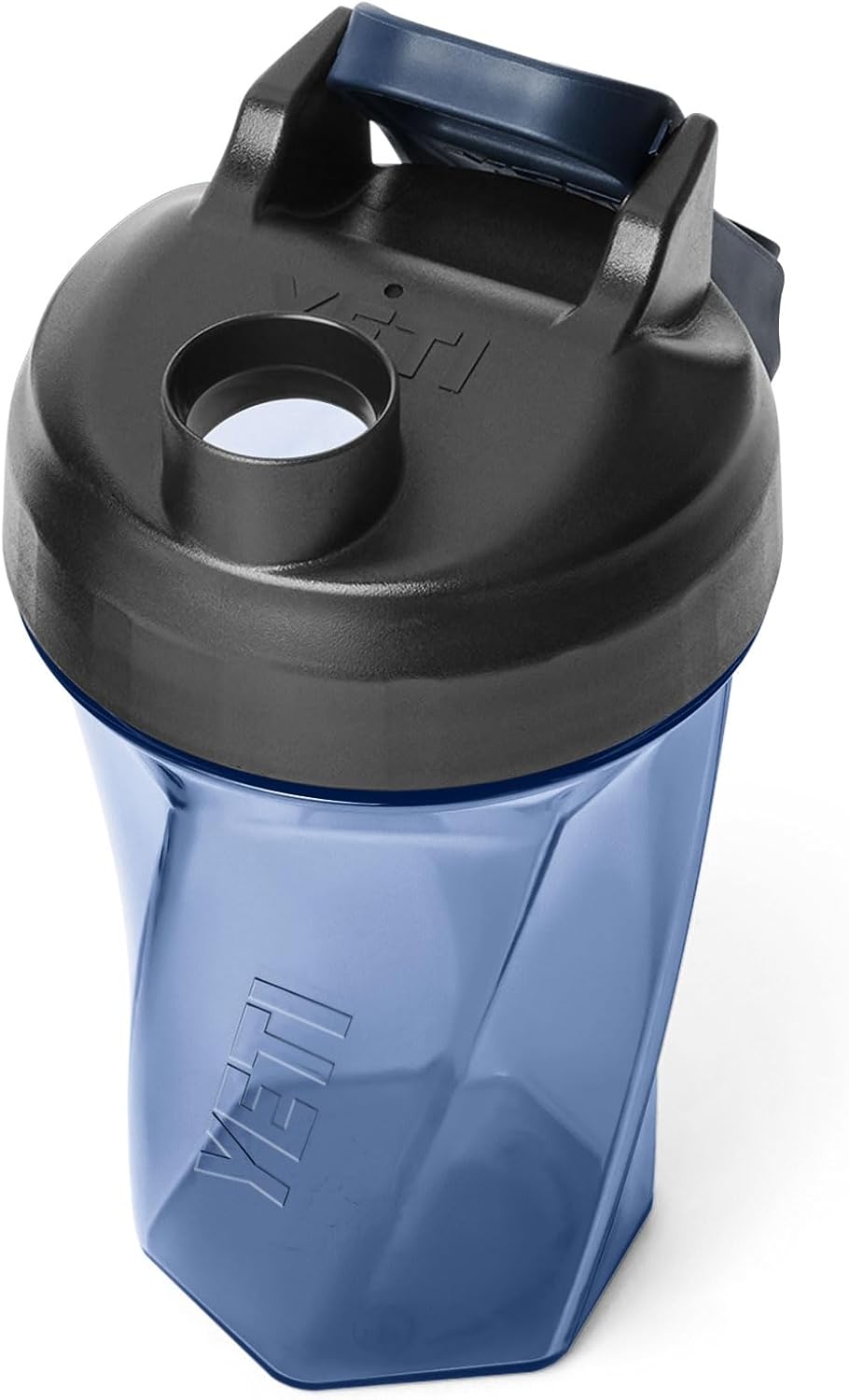 YETI Yonder Helimix Vortex Blender Shaker Bottle - 20oz Portable Protein Cup | Dishwasher Safe, Navy