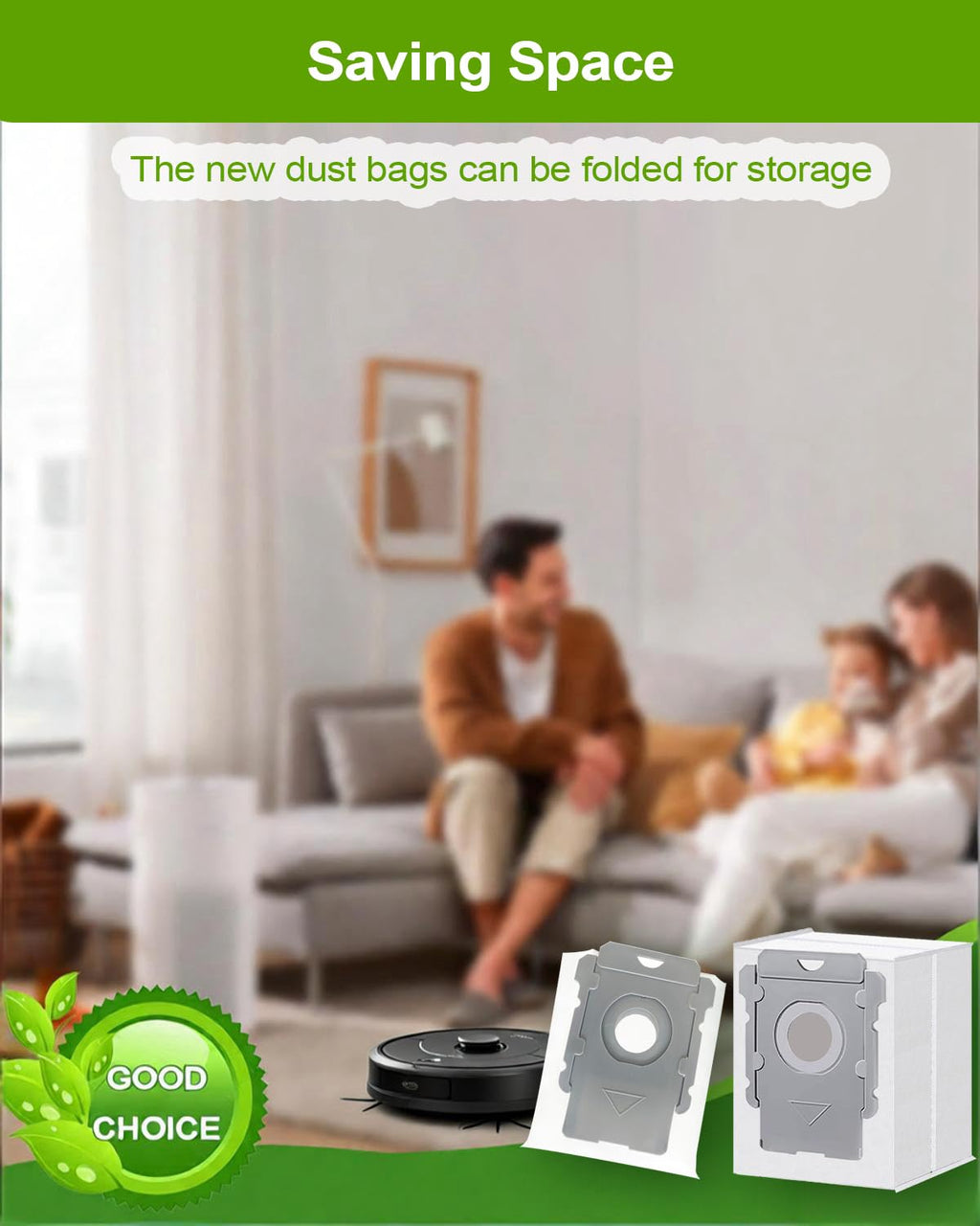 ApexOne 16 Pack Vacuum Bags for iRobot Roomba i3 i3+, i4 i4+, i5 i5+, i6 i6+, i7 i7+, i8 i8+, j5 j5+, j6 j6+, j7 j7+, j8 j8+, j9 j9+, s9 s9+, 104 105 405 504 505 705, 10 Max, 2 Essential Robot Vacuum