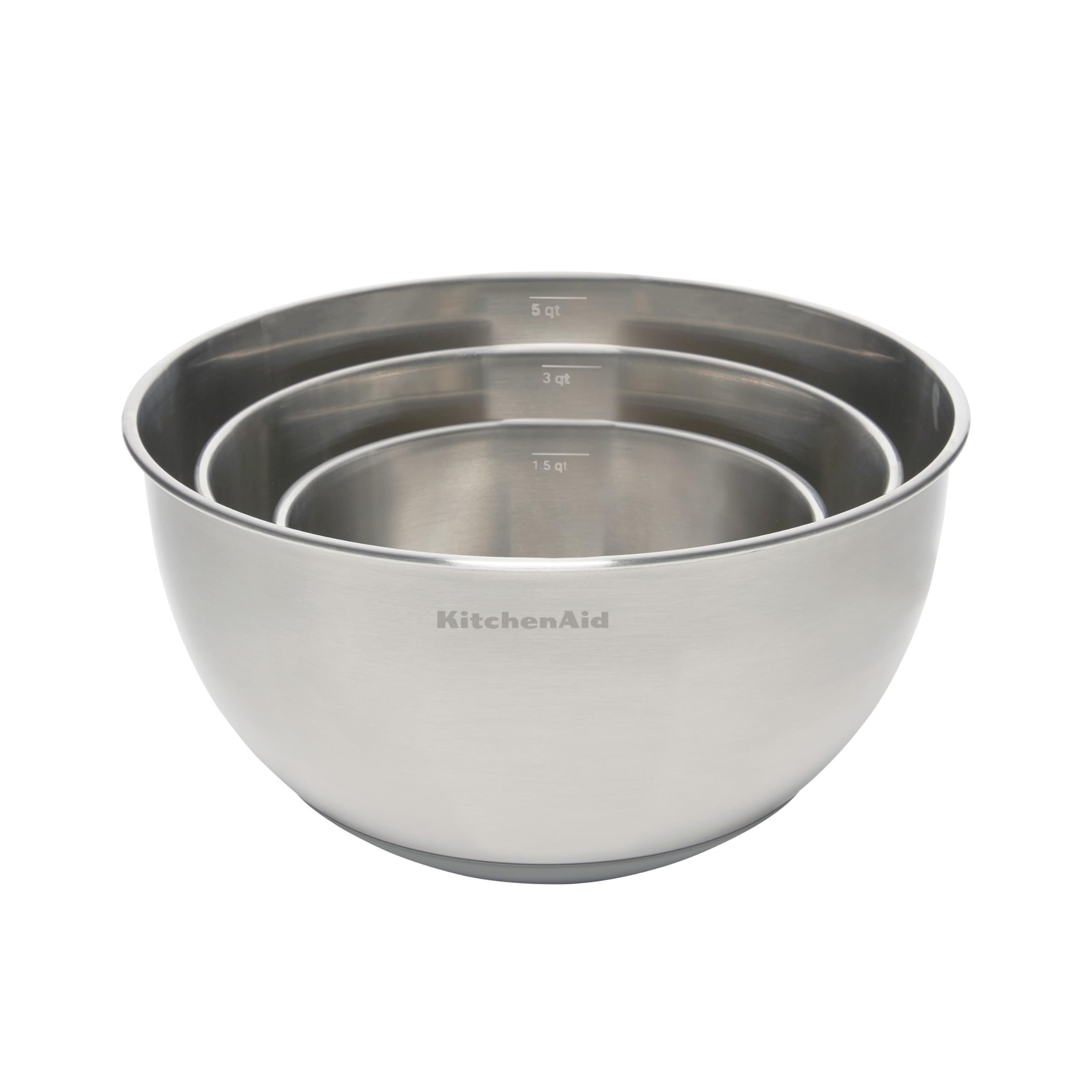 KitchenAid Stainless Steel Mixing Bowls, Set Of 3